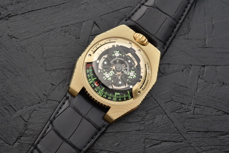 Urwerk UR-100 Electrum Limited Edition