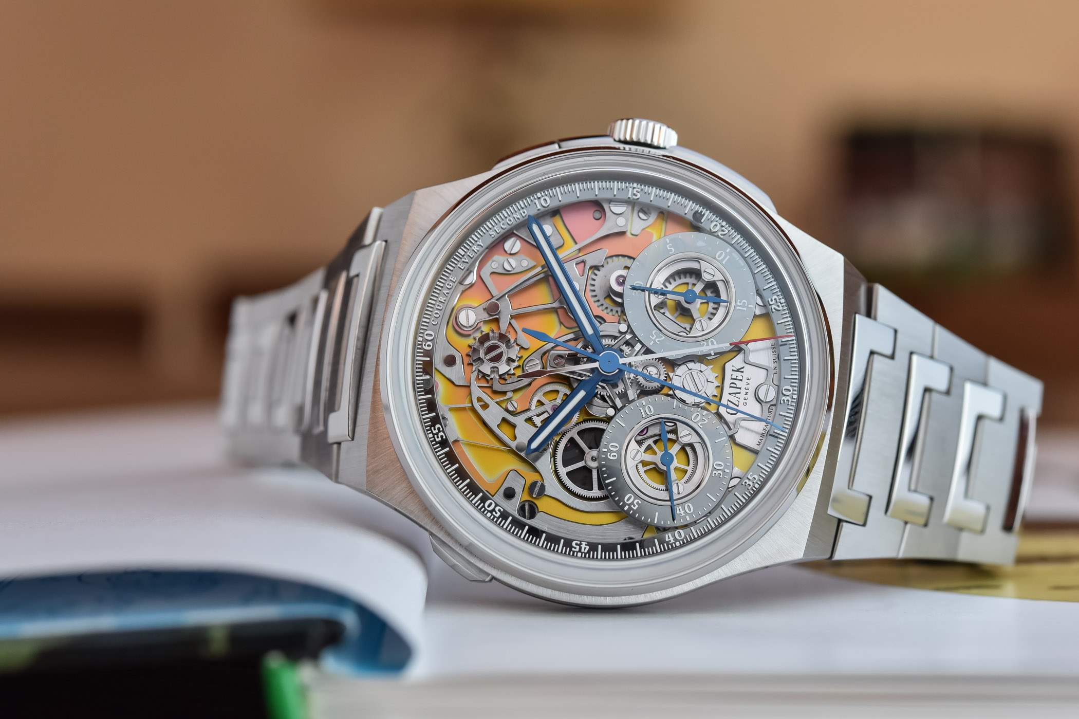 Czapek Antarctique Rattrapante Sunrise for Only Watch 2021
