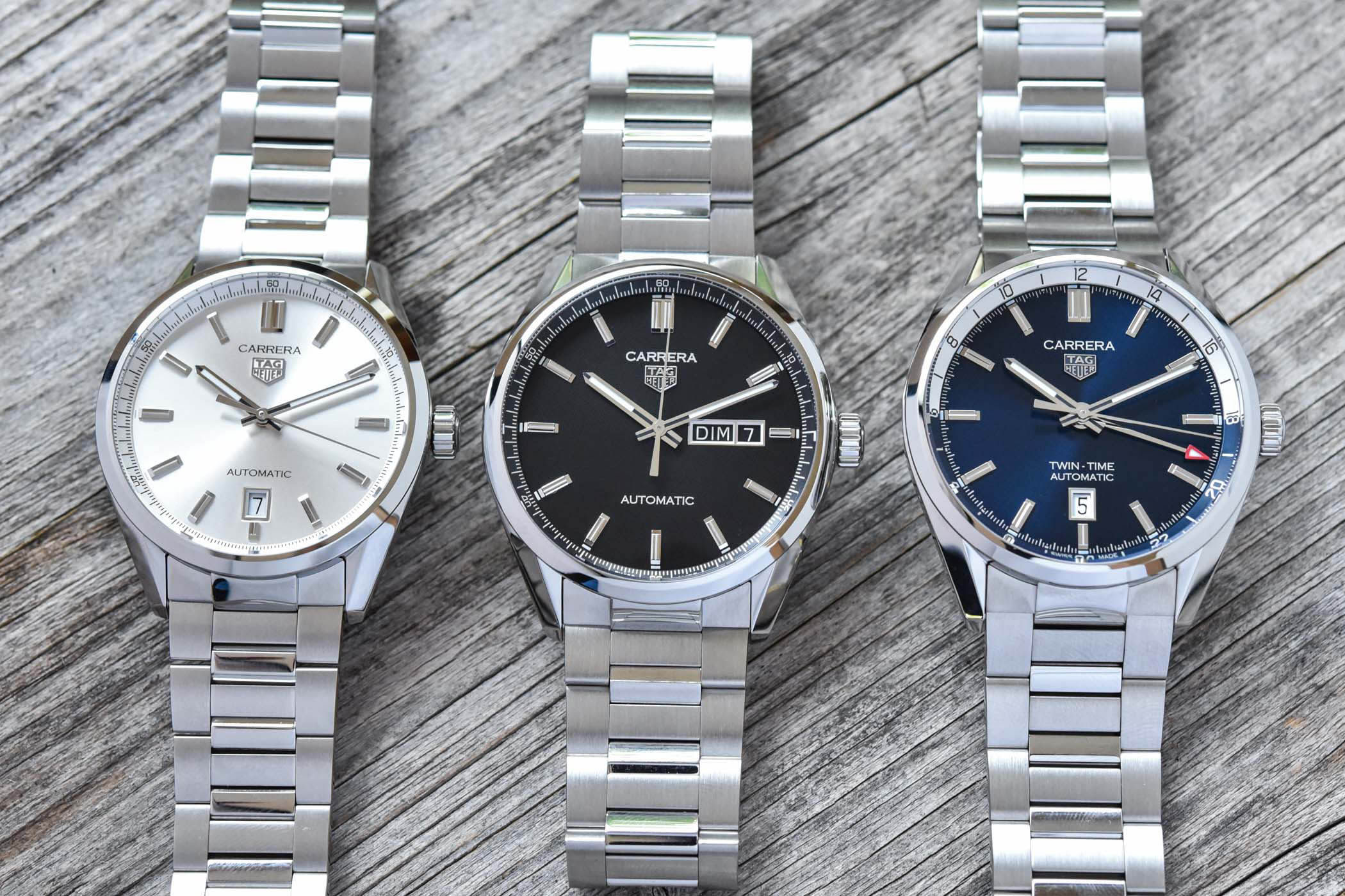 2021 TAG Heuer Carrera 3 Hands Collection
