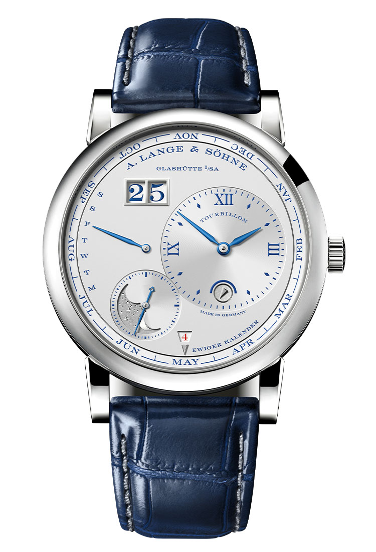 LANGE 1 TOURBILLON PERPETUAL CALENDAR 25th anniversary white gold - 7210-066 LANGE 1 TOURBILLON PERPETUAL CALENDAR