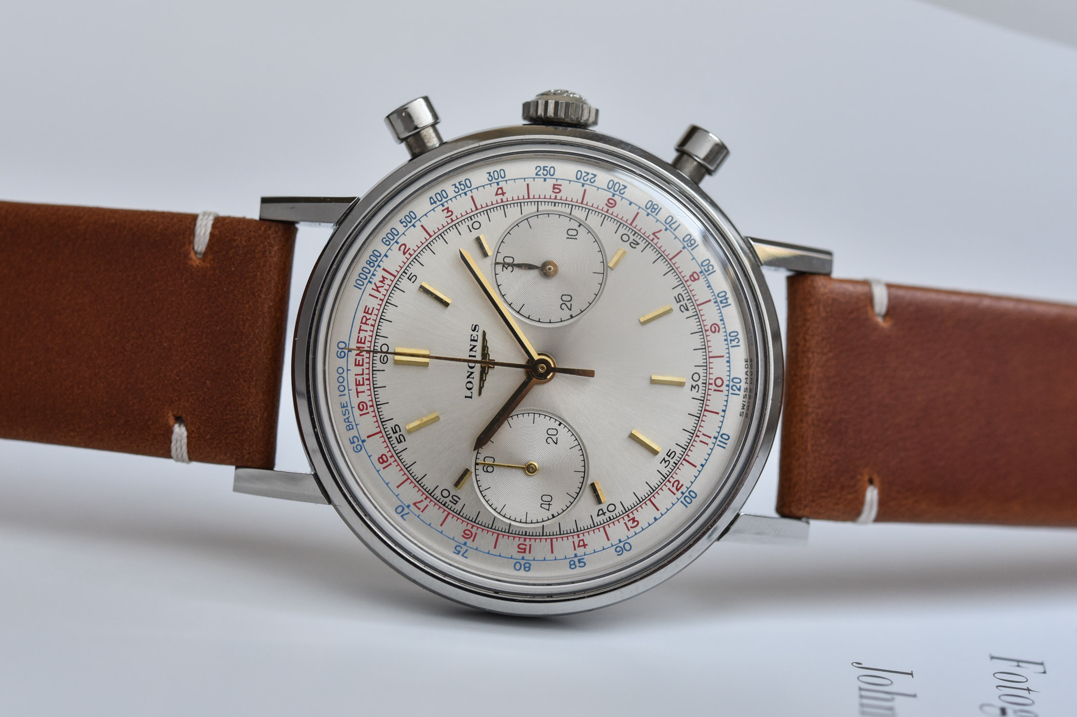 Longines Flyback Chronograph 30CH (1965) Reference 7413