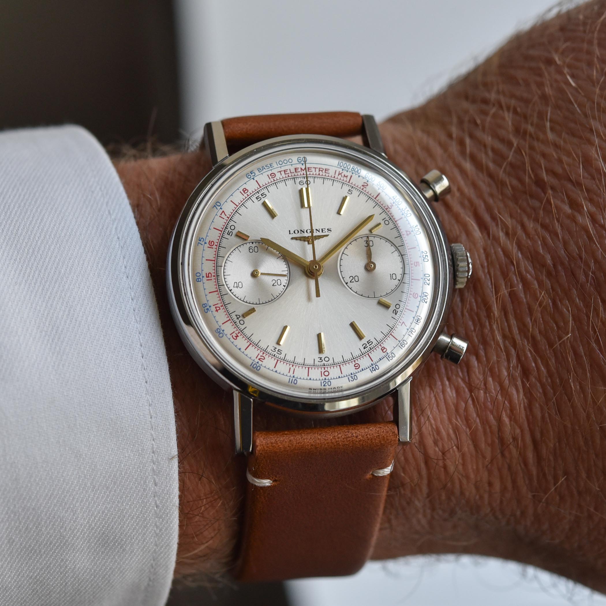 Longines Flyback Chronograph 30CH (1965) Reference 7413