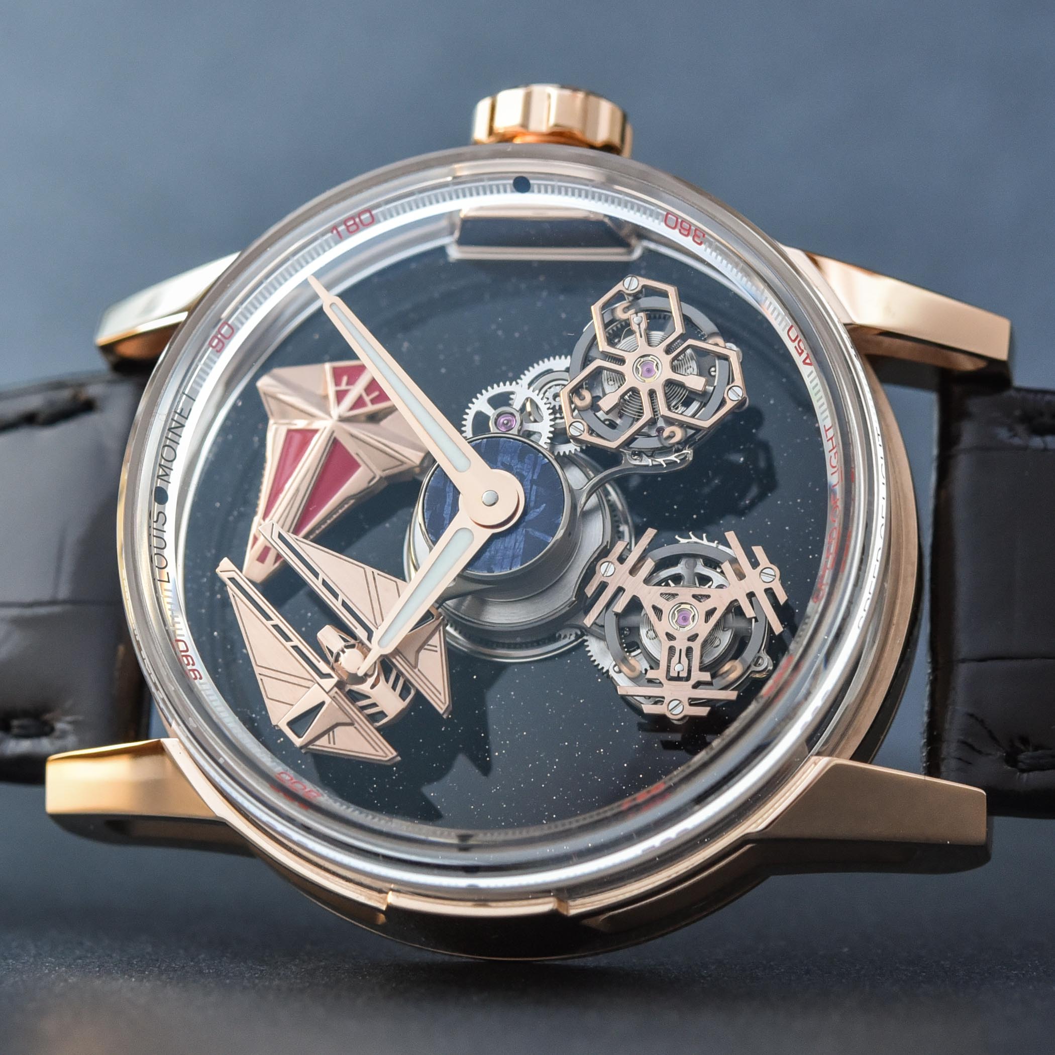 Louis Moinet Space Revolution Aventurine - hands-on - 3 Louis Moinet Space Revolution Aventurine