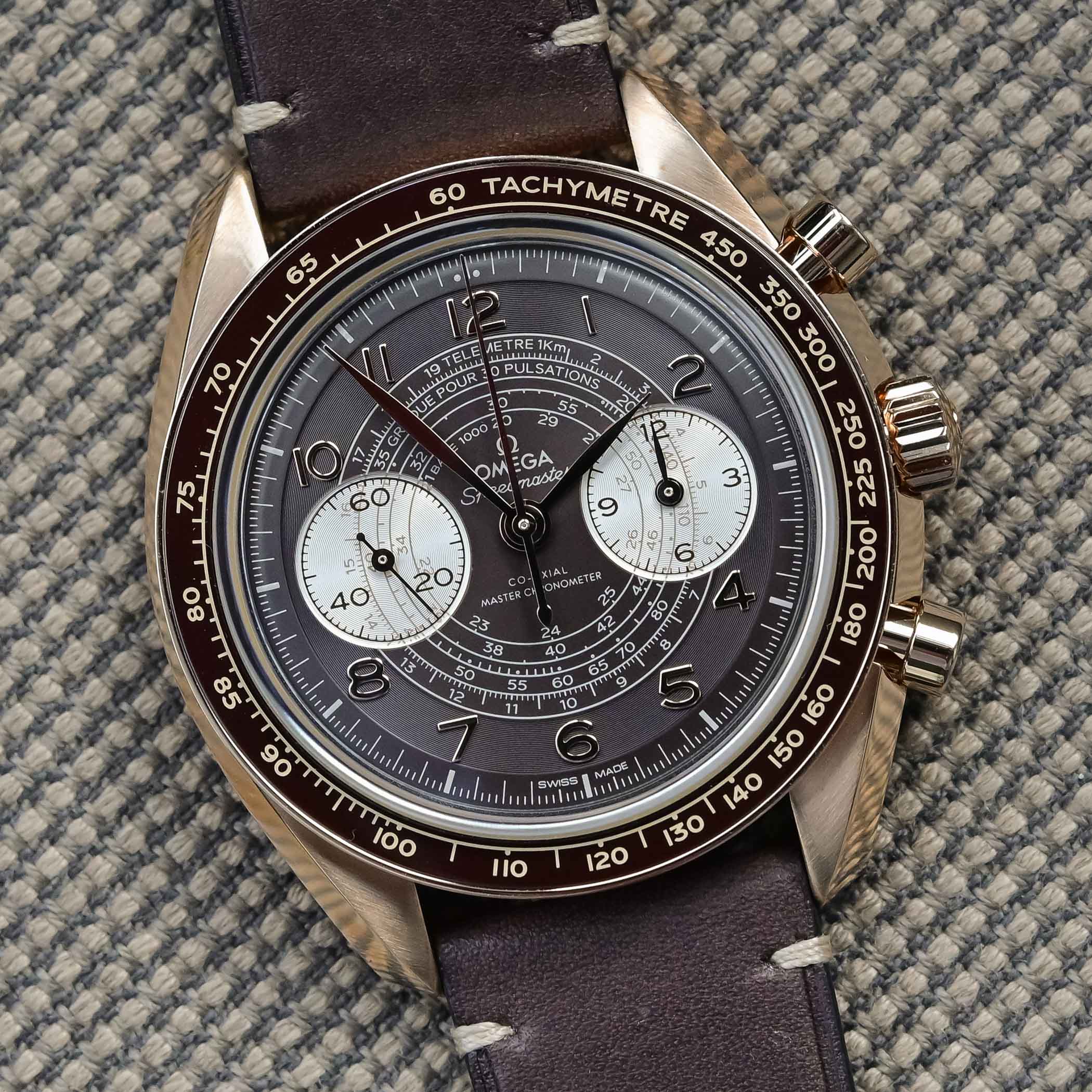 Omega Speedmaster Chronoscope Bronze Gold Co-Axial Master Chronometer 43mm 329.92.43.51.10.001 - review - 7 Omega Speedmaster Chronoscope Bronze Gold 43mm 329.92.43.51.10.001