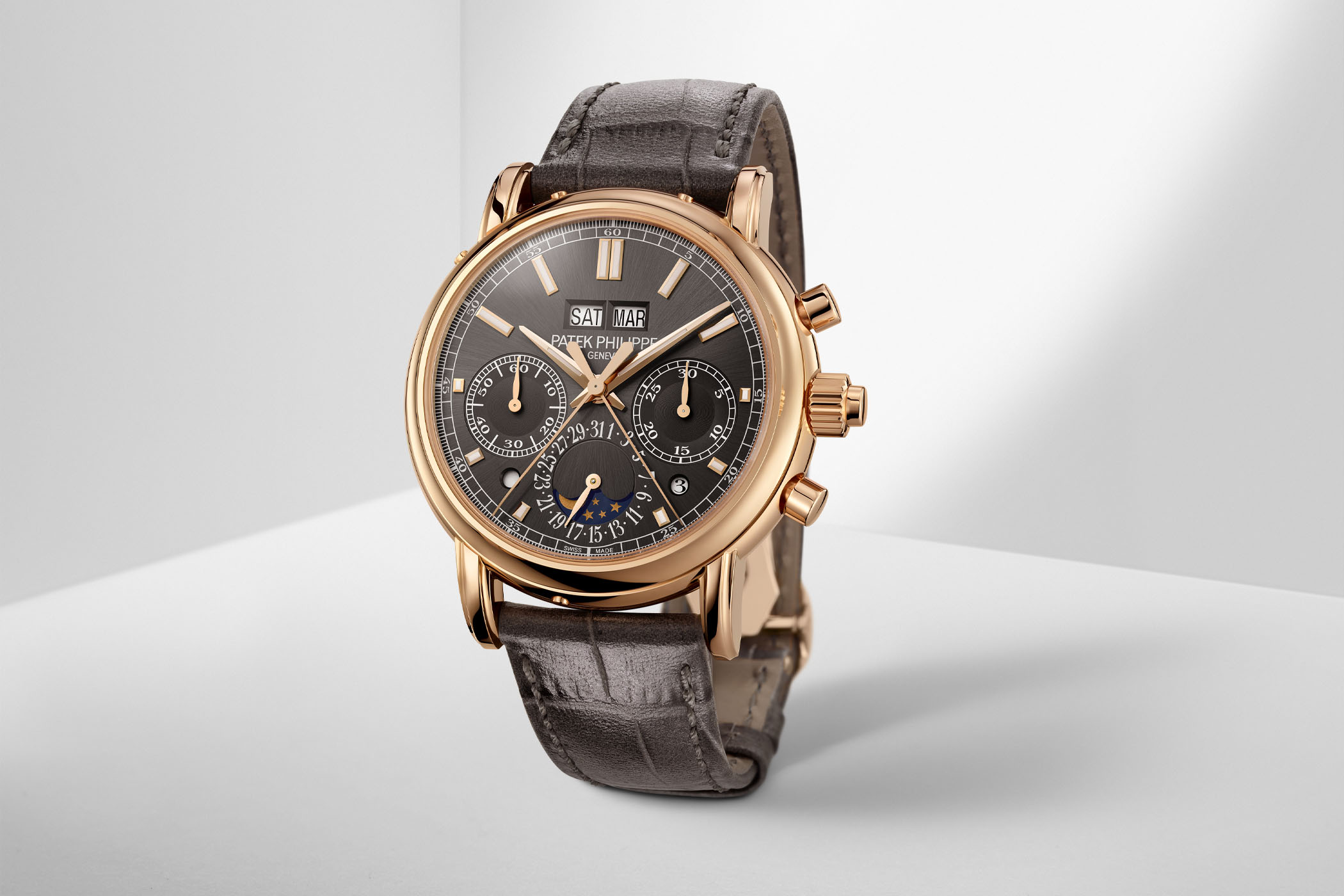 Patek Philippe 5204R-011 Split-Seconds Chronograph Perpetual Calendar slate grey