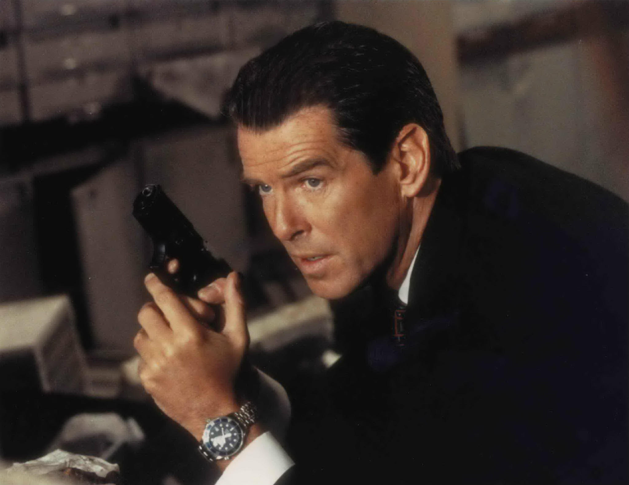 Pierce Brosnan omega seamaster diver 300M Profesional Chronometer 2531.80.00 Tomorrow Never Dies 1997 image by EON Productions