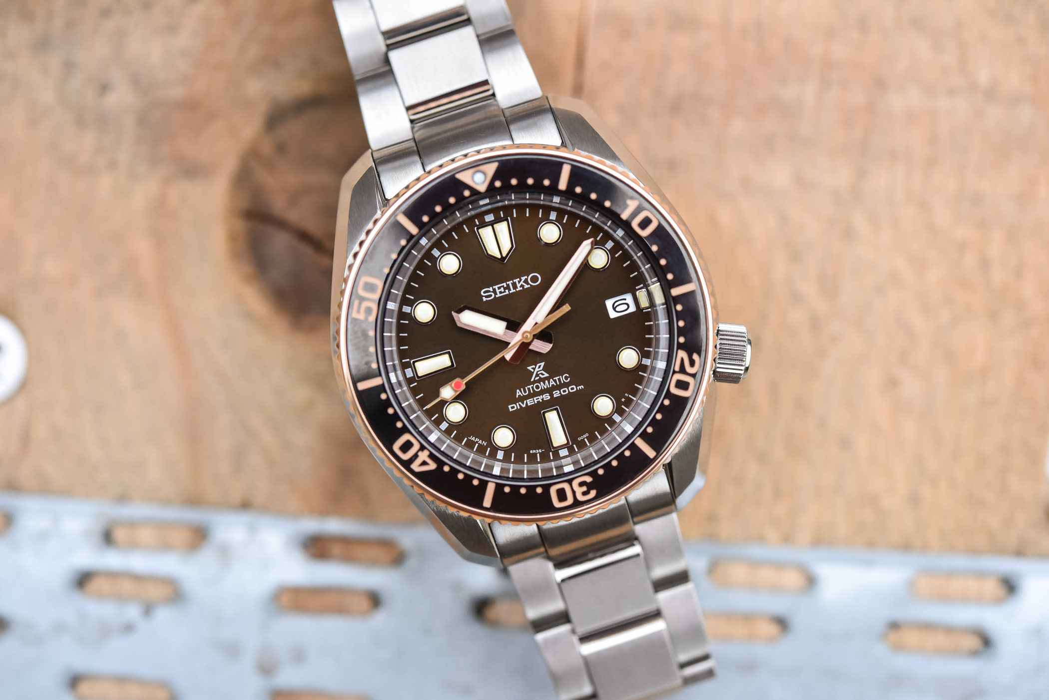 Seiko Prospex Diver 1968 Two-Tone Brown Dial SPB240J1