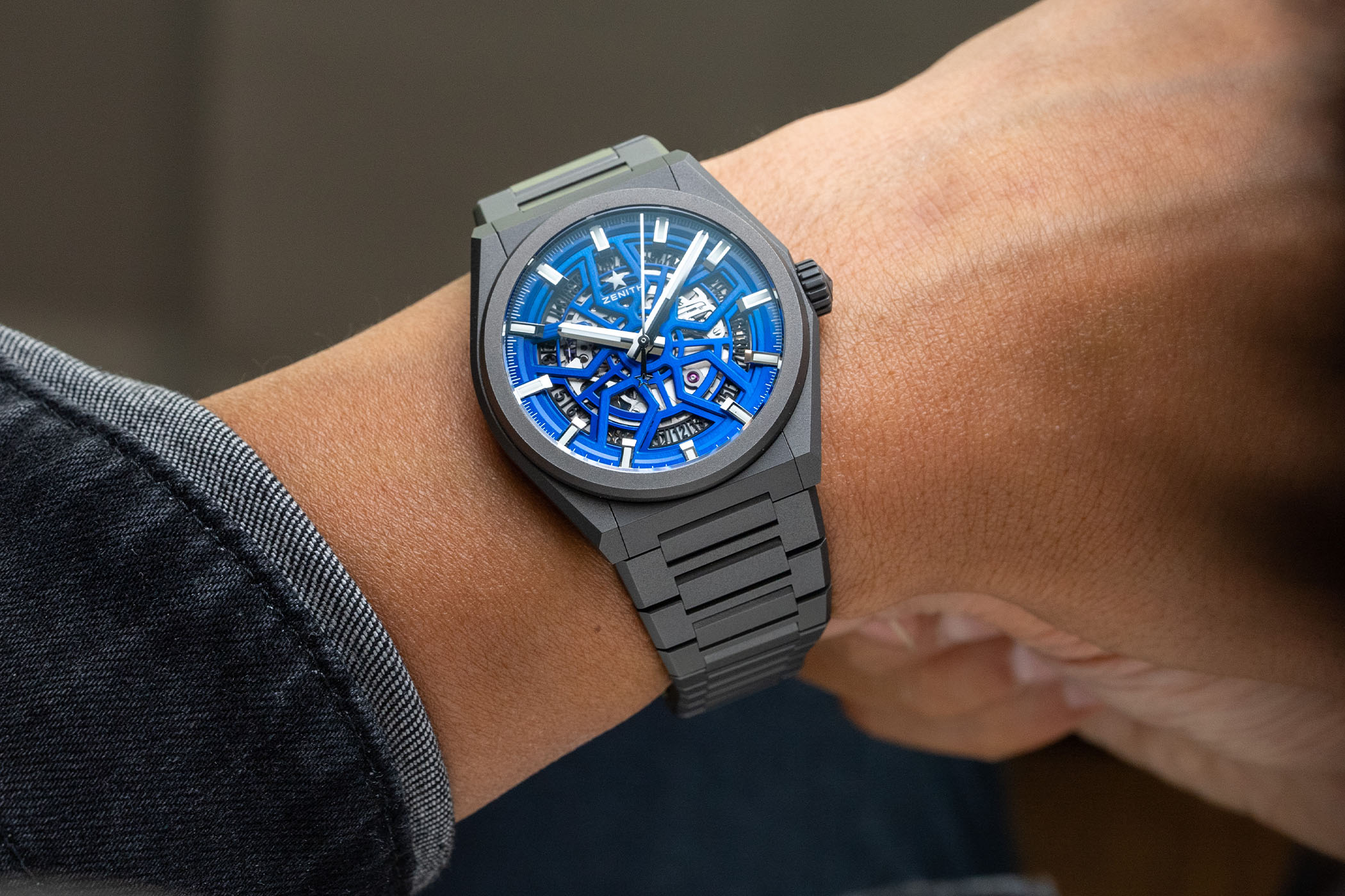 Time+Tide x Zenith Defy Classic Skeleton Night Surfer