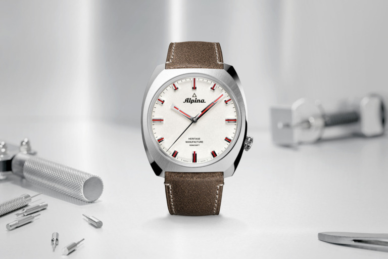 Alpina Startimer Pilot Heritage Manufacture - tribute bumper movement - AL-709SR4SH6