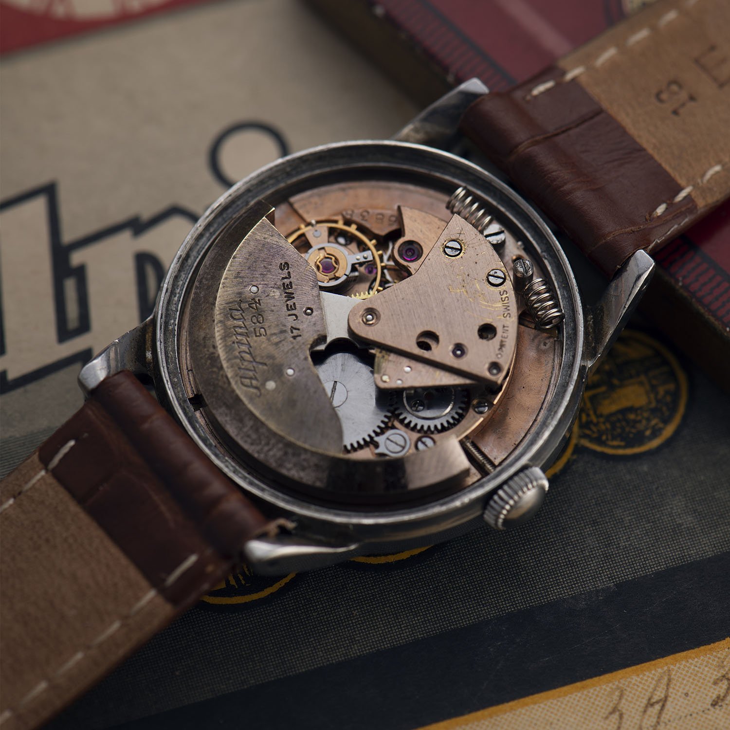 Alpina Startimer Pilot Heritage Manufacture - tribute bumper movement - AL-709SR4SH6