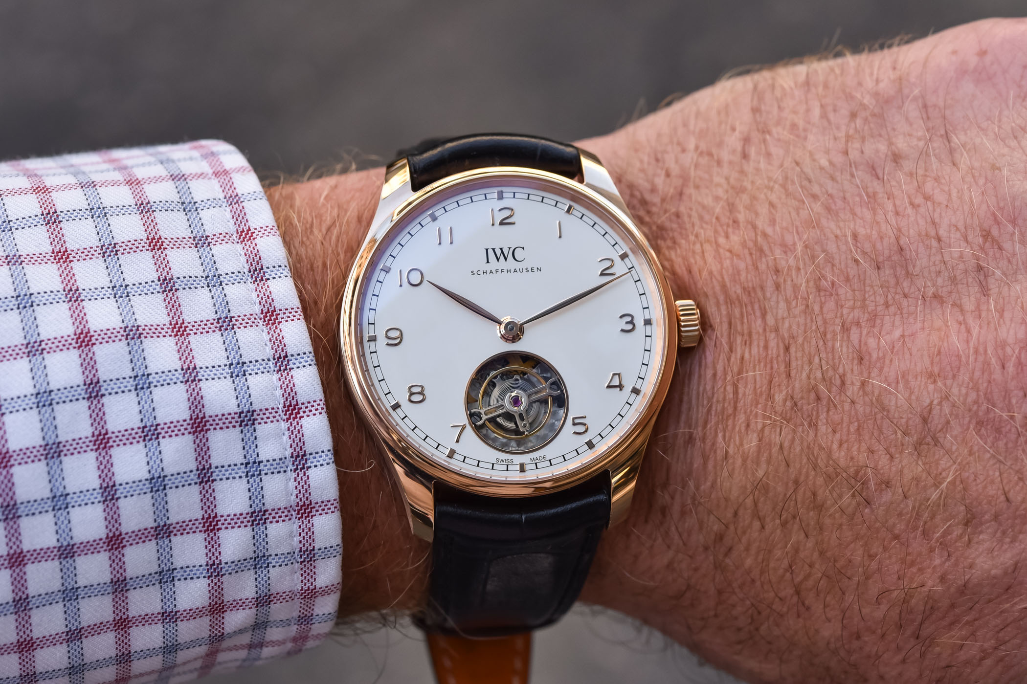 IWC portugierser Hand-Wound Tourbillon IW545801