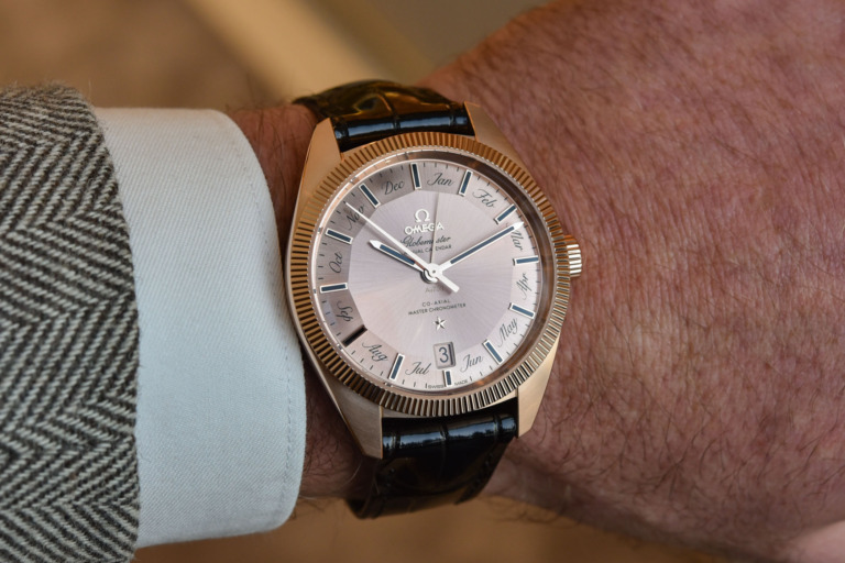 2021 New Omega Globemaster Annual Calendar Sedna Gold