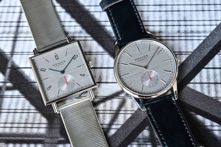 Nomos Orion and Tetra Neomatik SilverCut