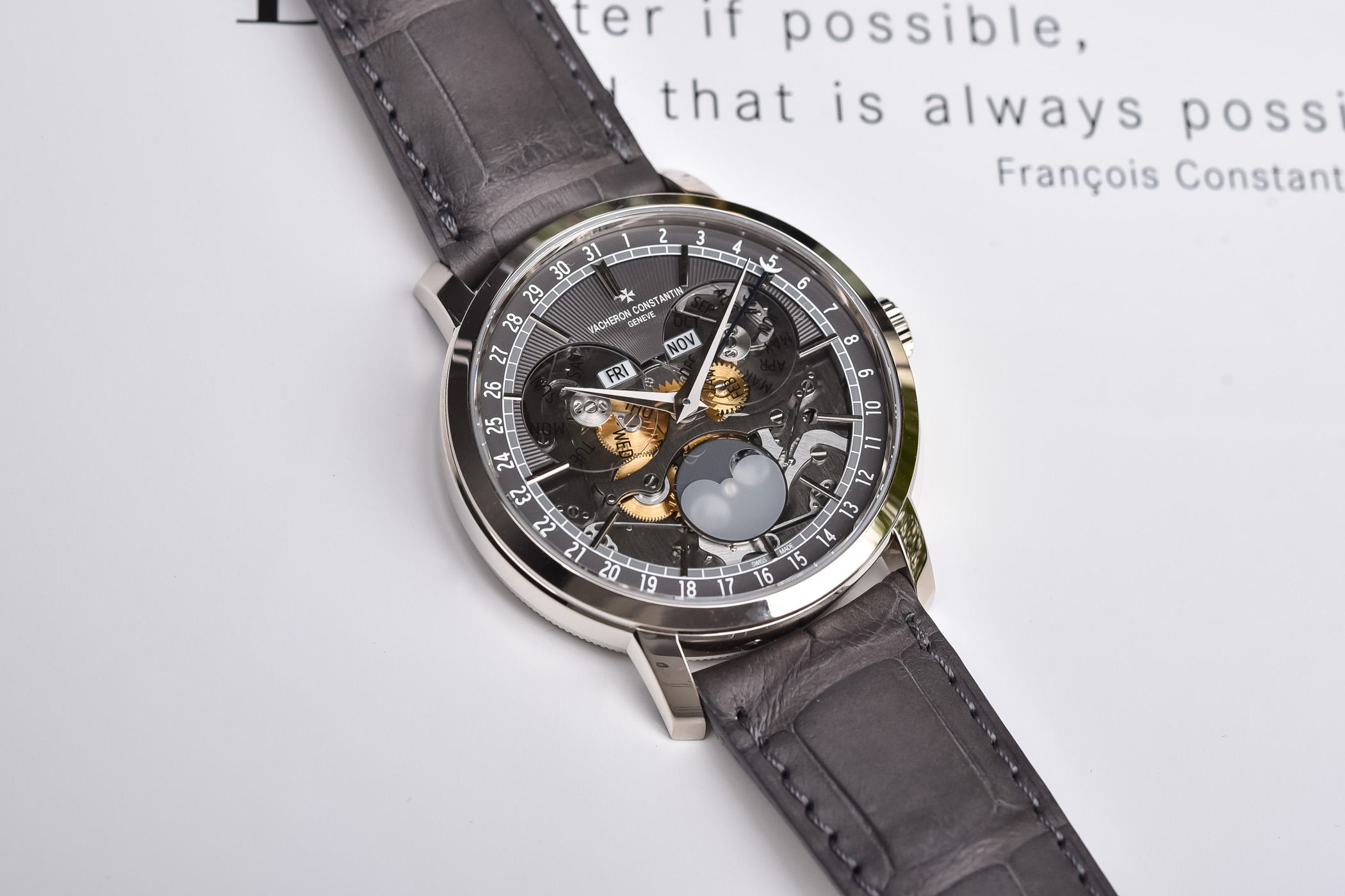 Vacheron Constantin Traditionnelle Complete Calendar Openface
