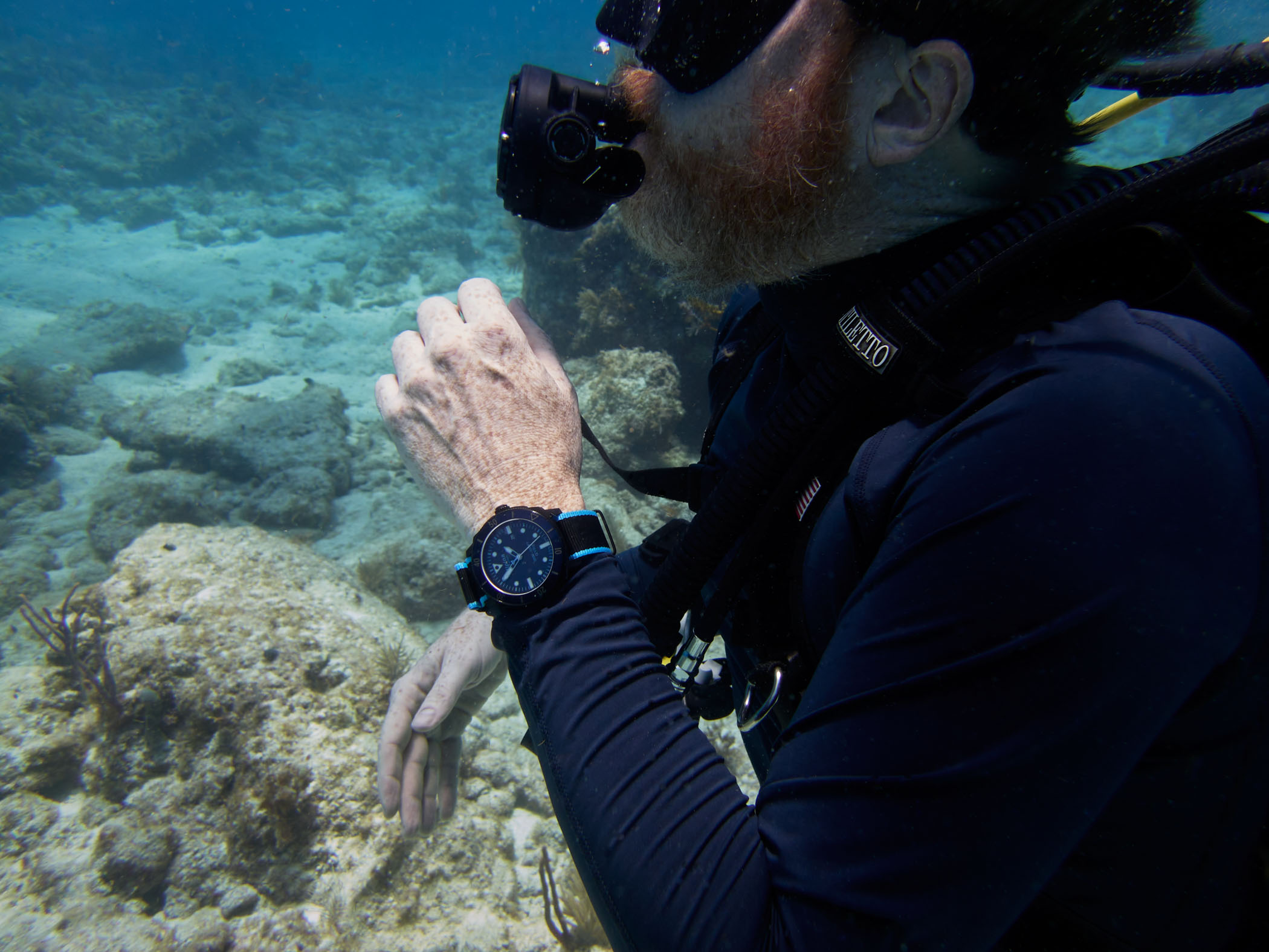 Alpina Seastrong Diver Gyre Automatic 2021 Edition 44mm - Eco-Friendly Dive Watch Review underwater - 1 Alpina Seastrong Diver Gyre Automatic