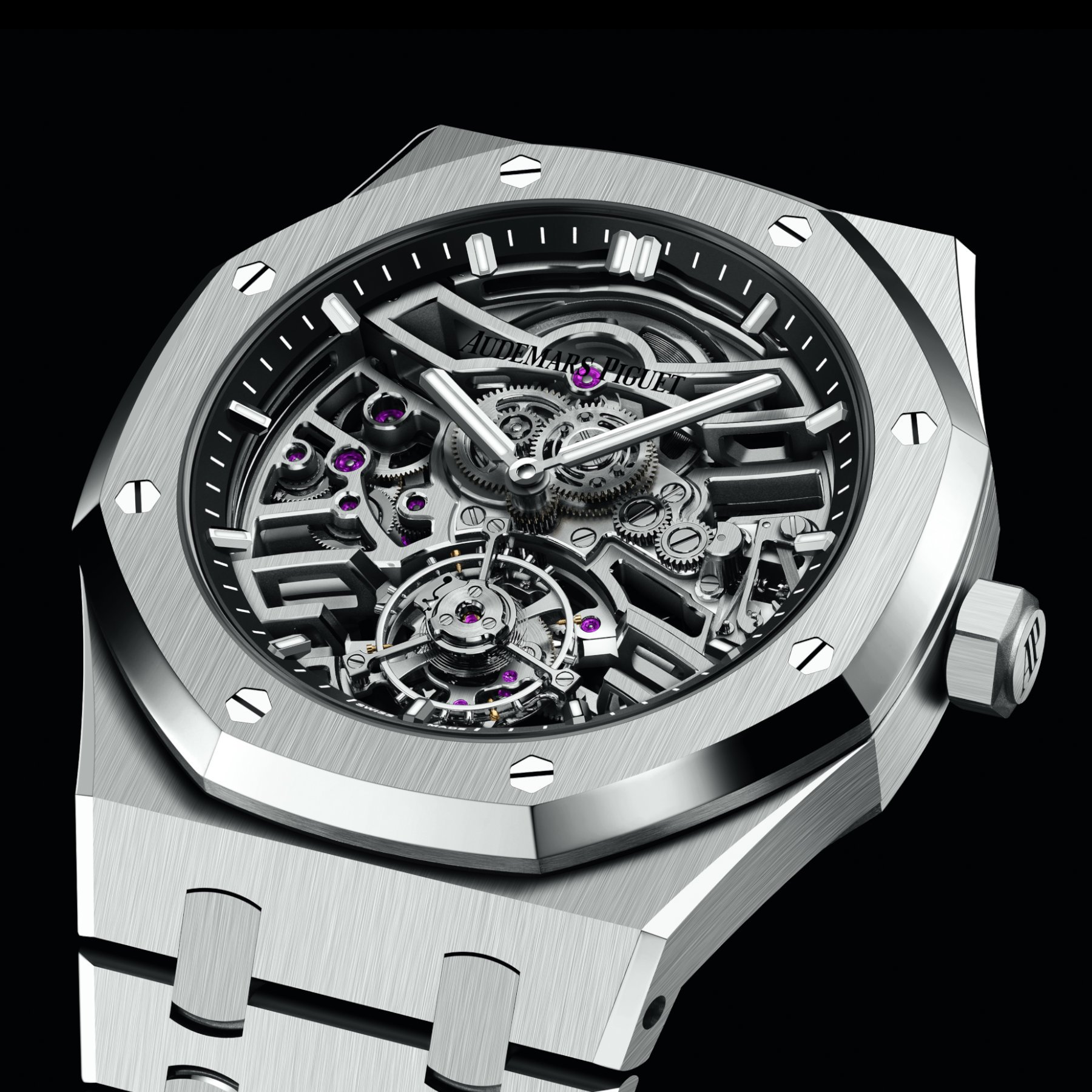 Audemars Piguet Royal Oak Selfwinding Flying Tourbillon Openworked 4 Audemars Piguet Royal Oak Selfwinding Flying Tourbillon Openworked stainless steel 50th anniversary