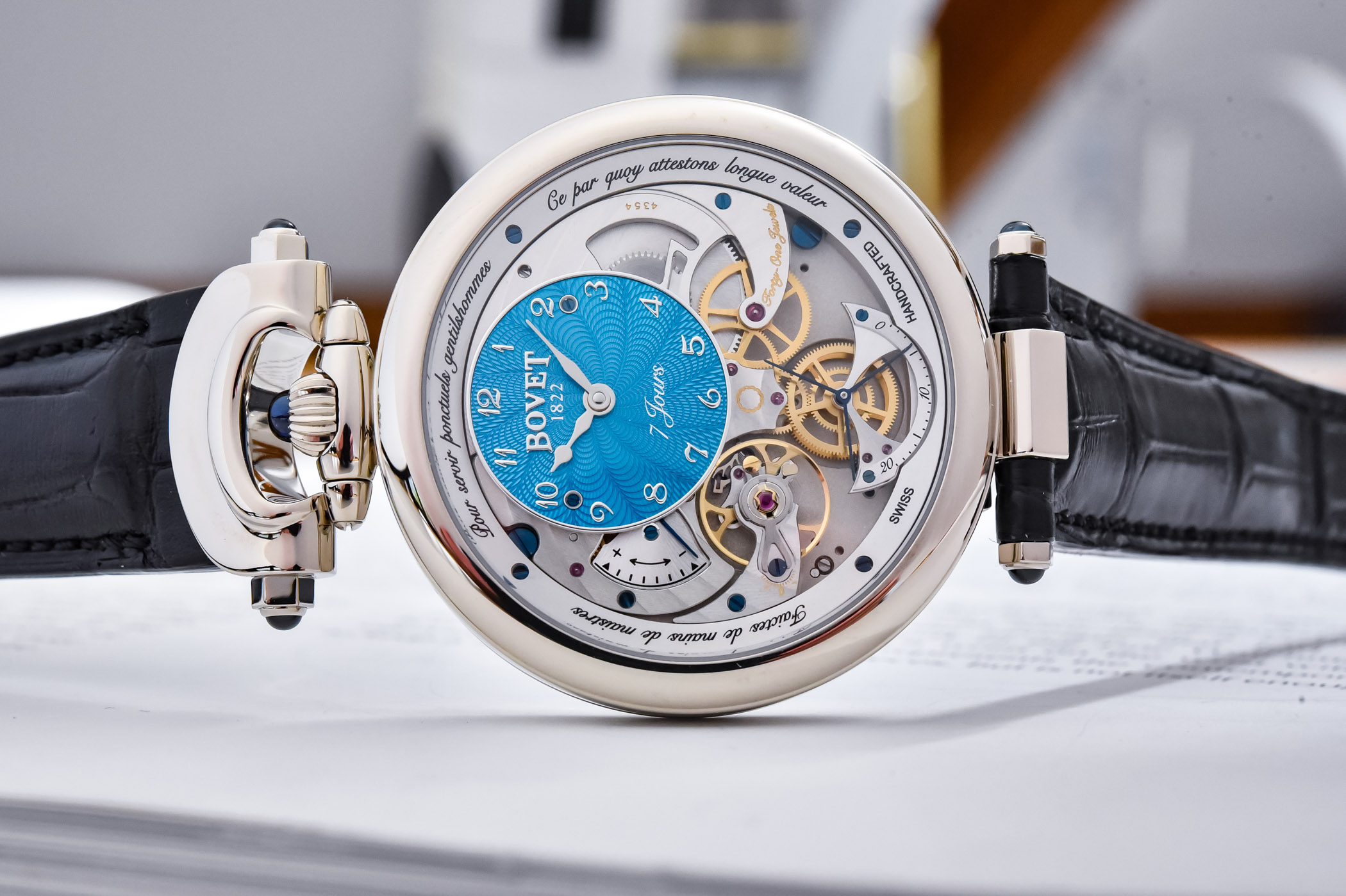 Bovet Monsieur Bovet Turquoise Dial Watch - Review - 7 Bovet Monsieur Bovet Turquoise Dial