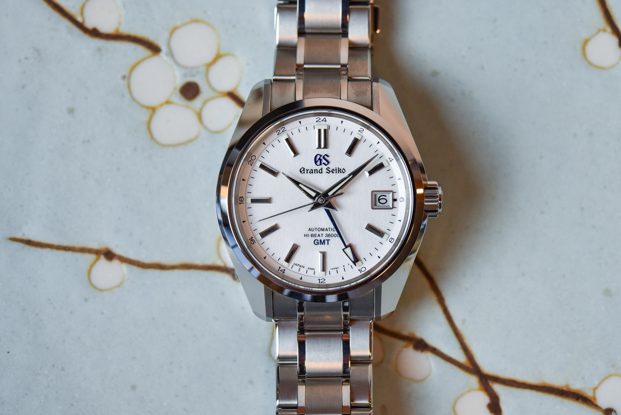 Grand Seiko Heritage Collection Hi-Beat 36000 GMT 44GS 55th Anniversary Limited Edition SBGJ255