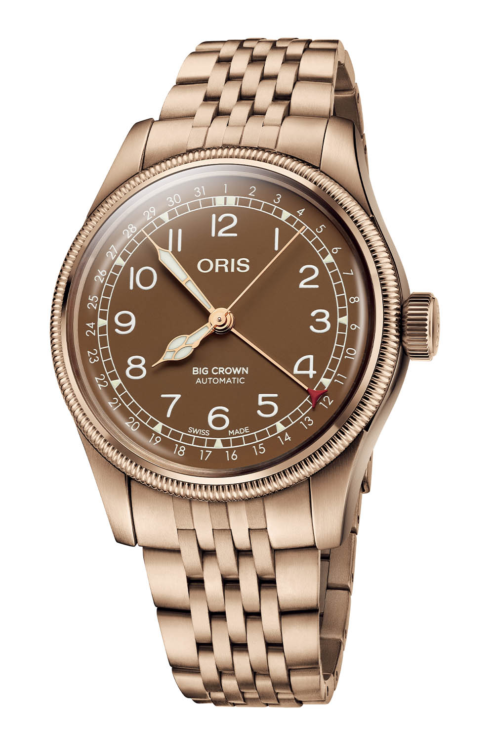 Oris Big Crown Pointer Date Bronze case and bracelet brown 01 754 7741 3166-07 8 20 01 - 1 Oris Big Crown Pointer Date Bronze case and bracelet 2022