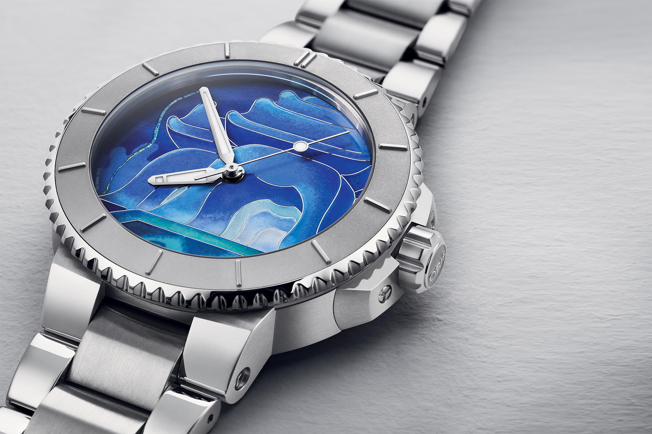 Oris Sun Wukong Artist Edition Aquis Cloisonne Enamel Dial