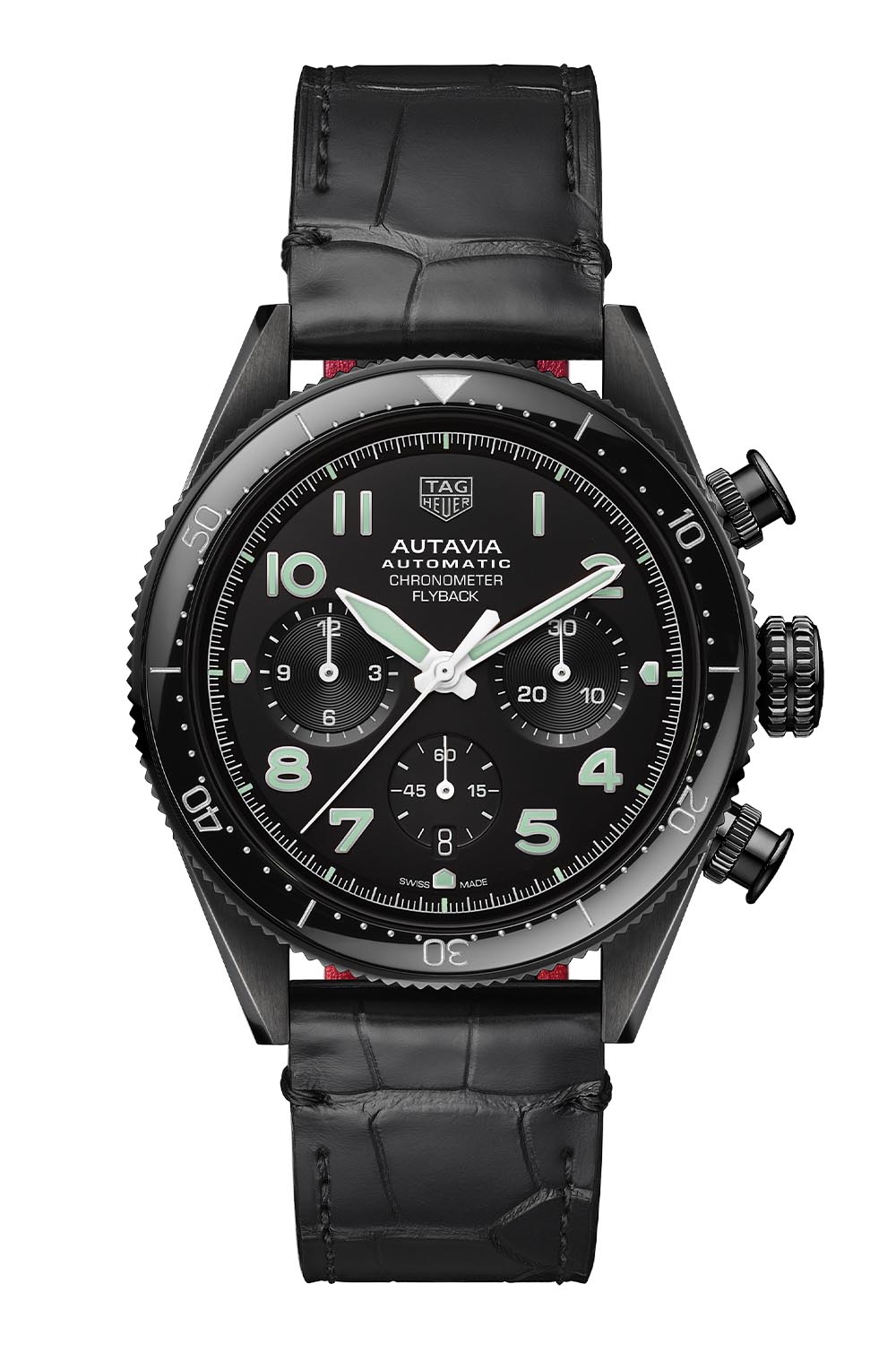 TAG Heuer Autavia 60th Anniversary Flyback Chronograph black DLC CBE511C.FC8280 - 1 TAG HEUER AUTAVIA 60th Anniversary Flyback Chronograph DLC