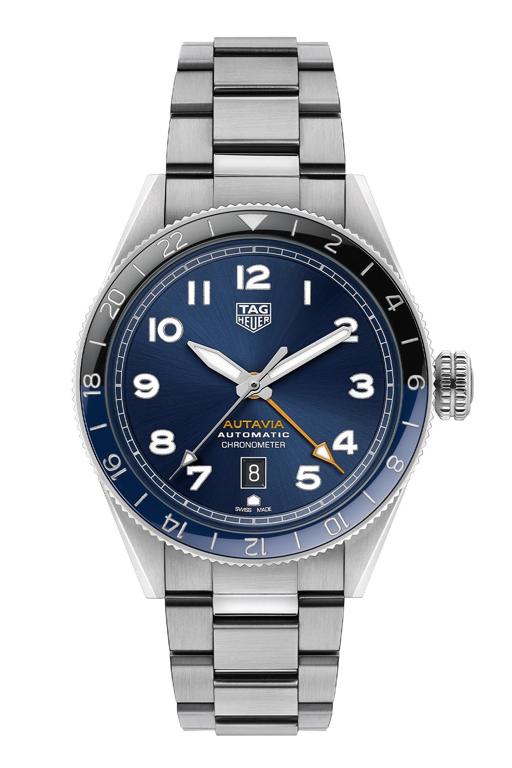 TAG Heuer Autavia 60th Anniversary GMT 3 Hands WBE511A.BA0650 - 1 TAG Heuer Autavia 60th Anniversary GMT 3 Hands