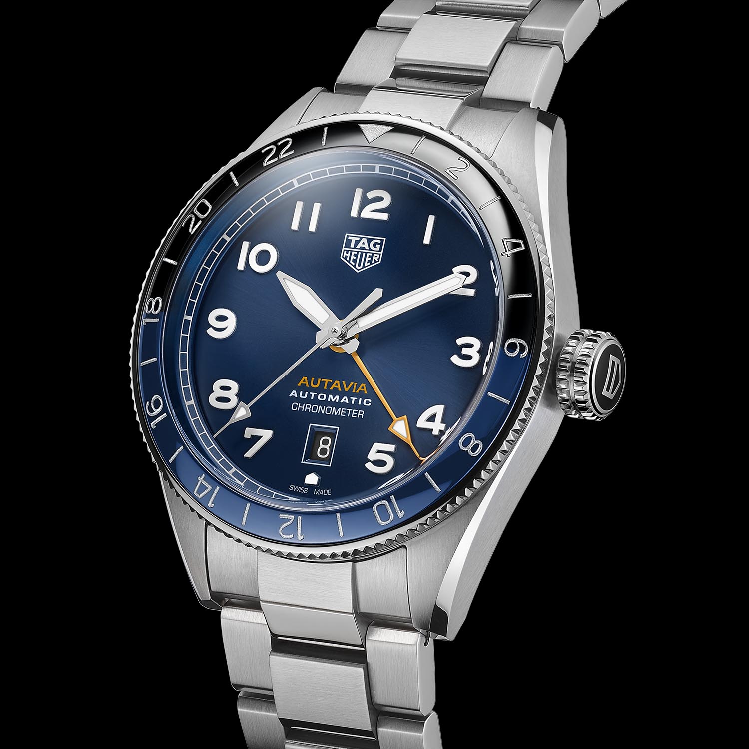 TAG Heuer Autavia 60th Anniversary GMT 3 Hands WBE511A.BA0650 - 5 TAG Heuer Autavia 60th Anniversary GMT 3 Hands