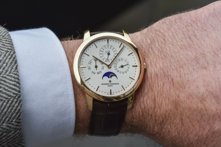 Vacheron Constantin Patrimony Perpetual Calendar Ultra-Thin Pink Gold