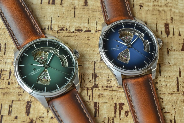 2022 Gradient Dial Hamilton Jazzmaster Open Heart 40mm