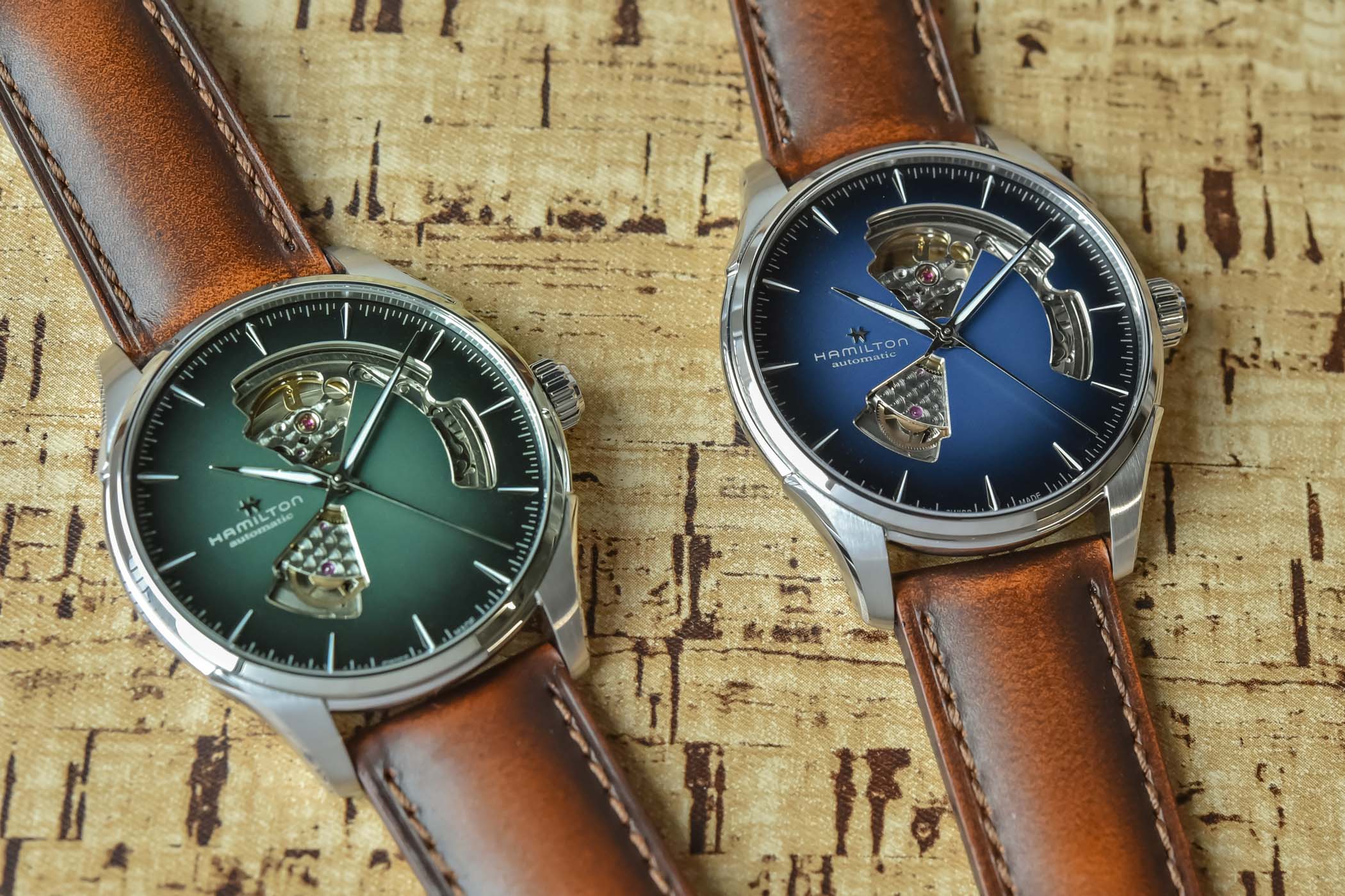 2022 Gradient Dial Hamilton Jazzmaster Open Heart 40mm