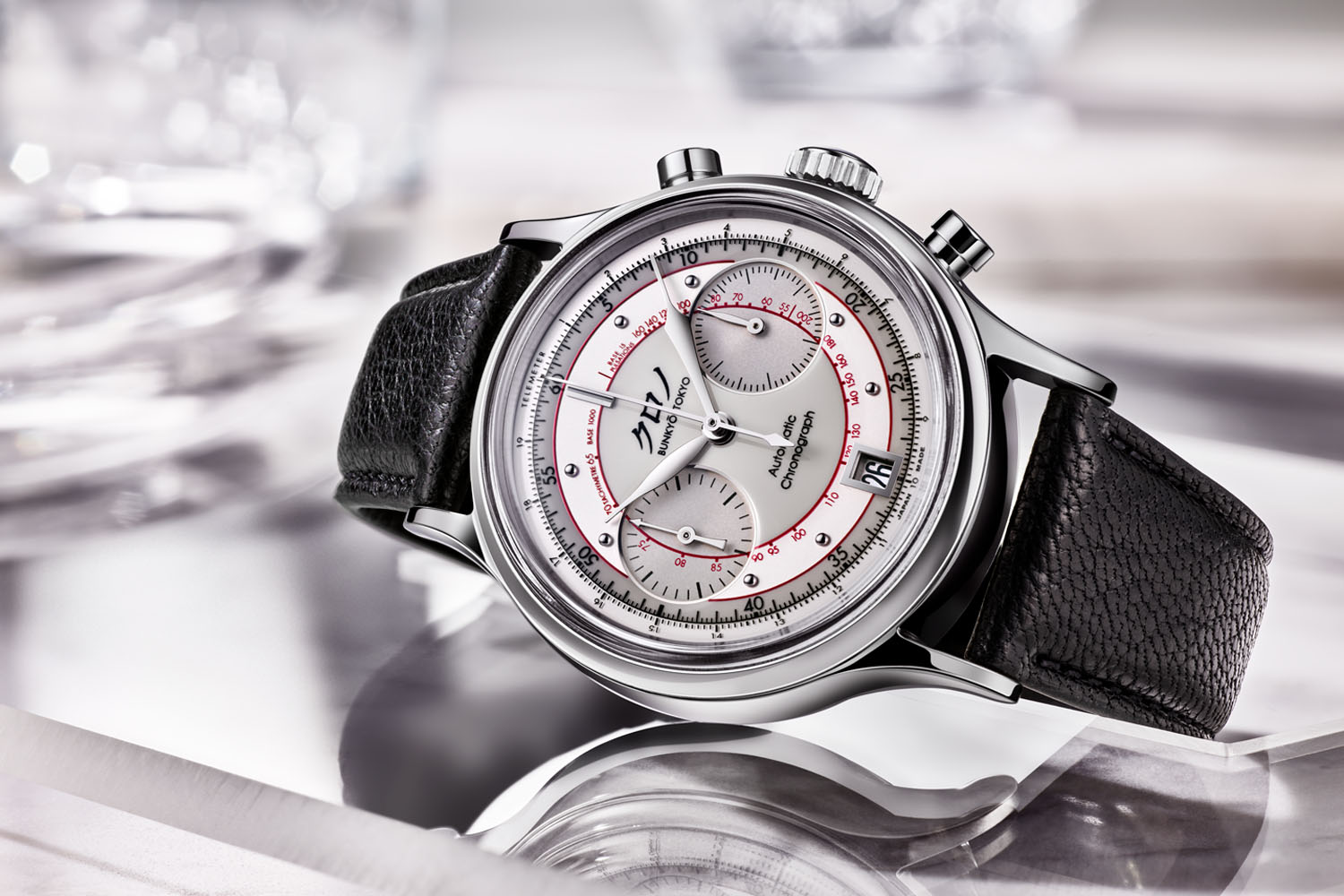 Kurono Tokyo Chronograph II White Shiro