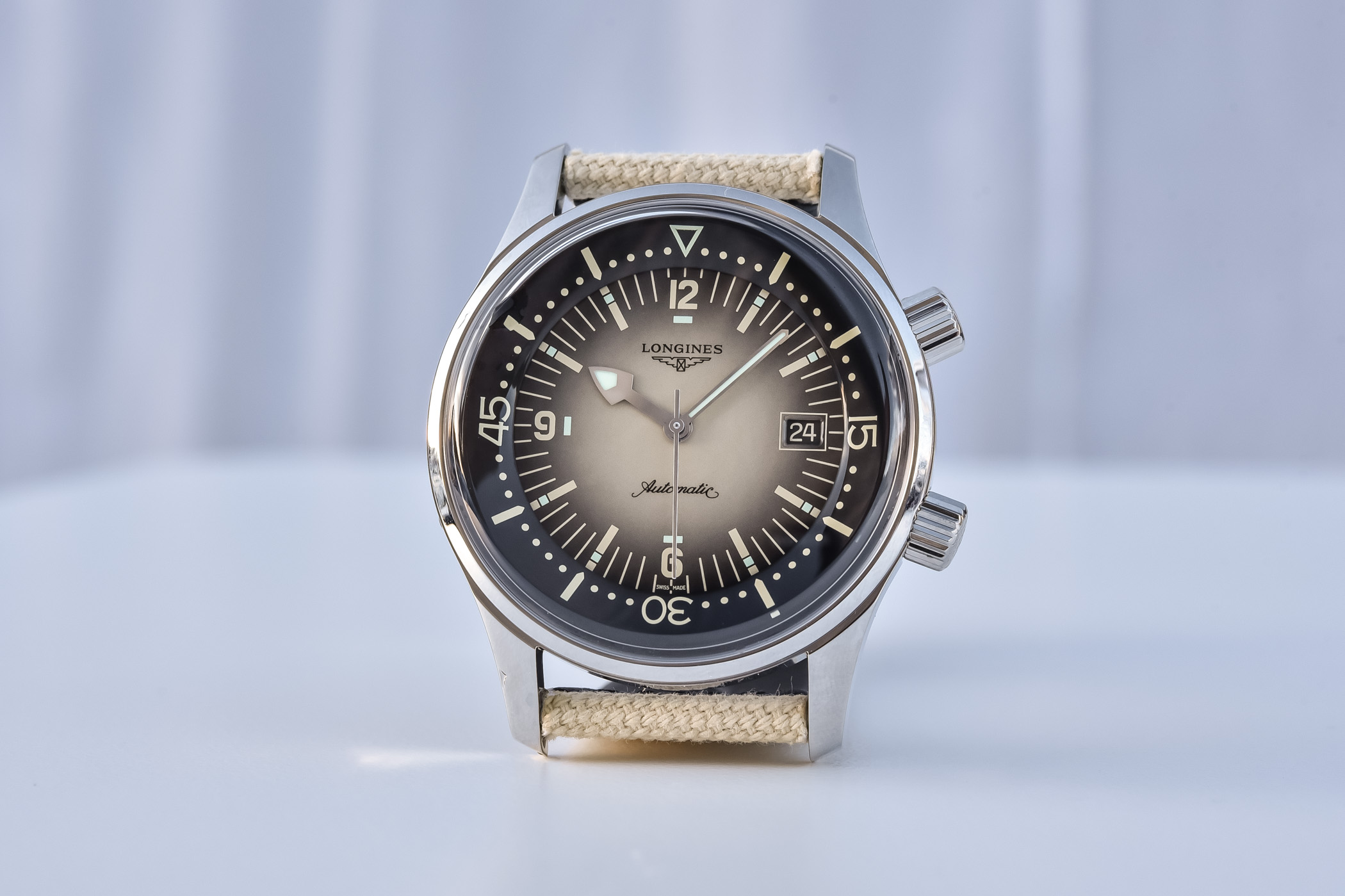 Longines Legend Diver Gradient Dials 2022 Collection - 42mm sand beige L3.774.4.30.2