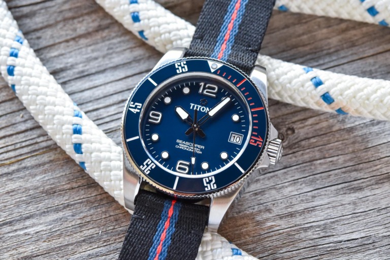 Titoni Seascoper 600 Ocean Tide Eco-Friendly Strap
