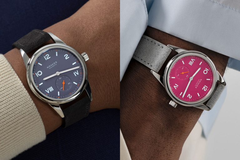 Nomos Club Campus Blue Purple and Deep Pink