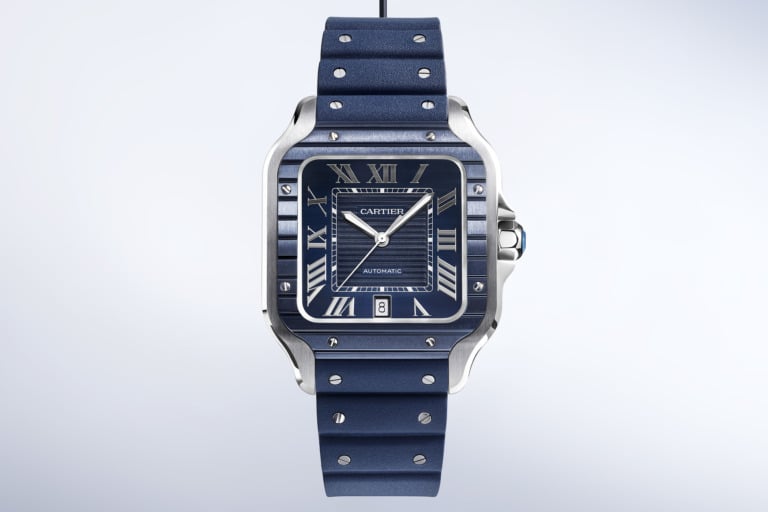 Santos de Cartier Large Model Blue PVD 2022