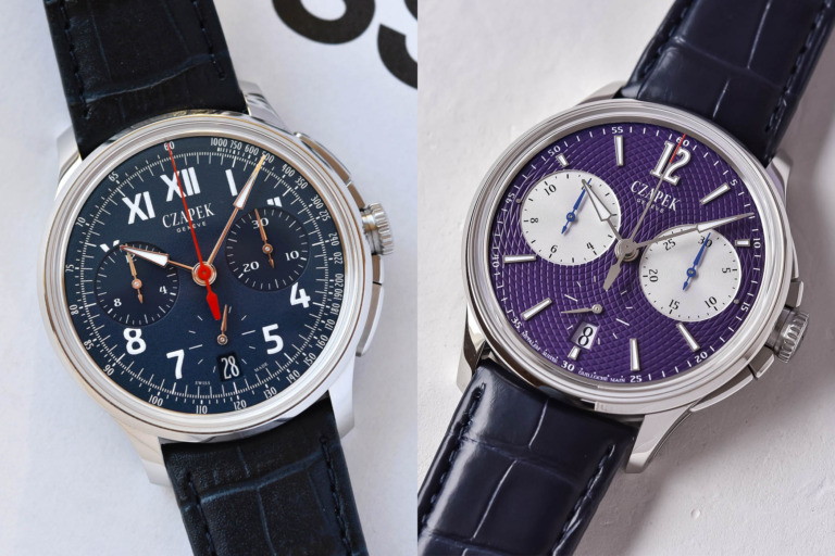 Czapek Faubourg de Cracovie Chronograph Purple Panda and the California Blue limited