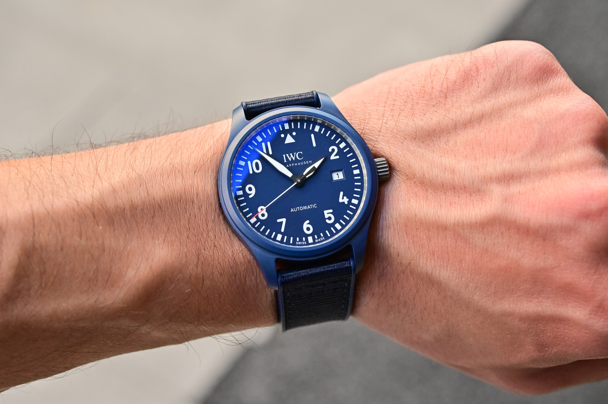 IWC Pilot’s Watch Automatic Edition Laureus Sport for Good Blue Ceramic Limite Edition IWC328101