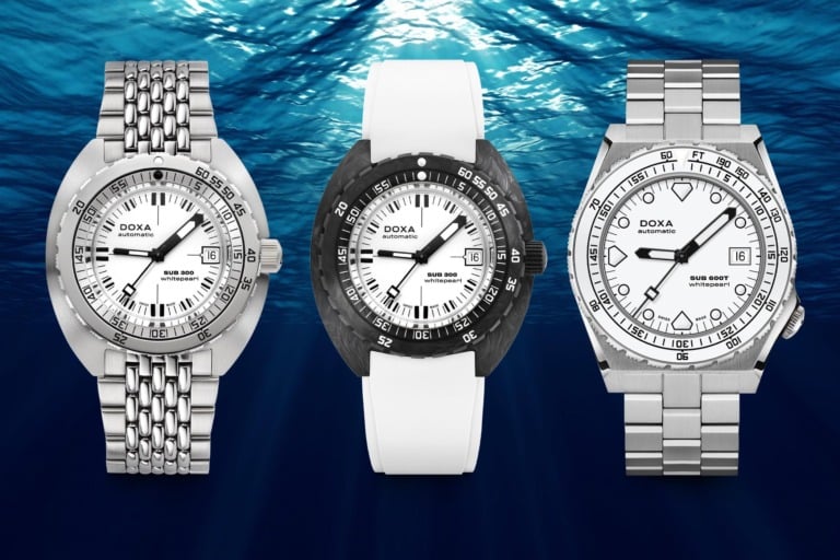 Doxa SUB Whitepearl Collection 2022