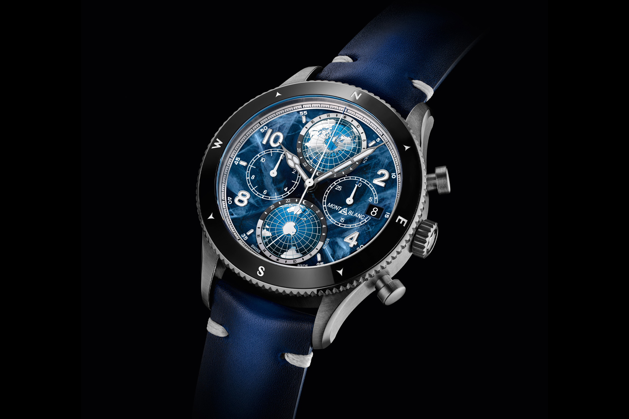 Montblanc 1858 Geosphere Chronograph 0 Oxygen LE290