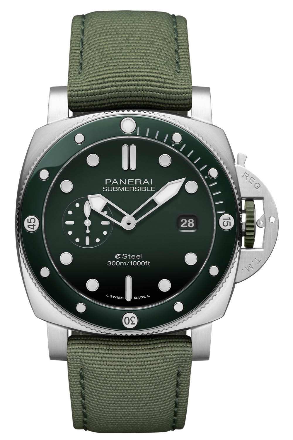 panerai submersible QuarantaQuattro Verde Smeraldo PAM01287 eSteel panerai submersible QuarantaQuattro Verde Smeraldo PAM01287 eSteel