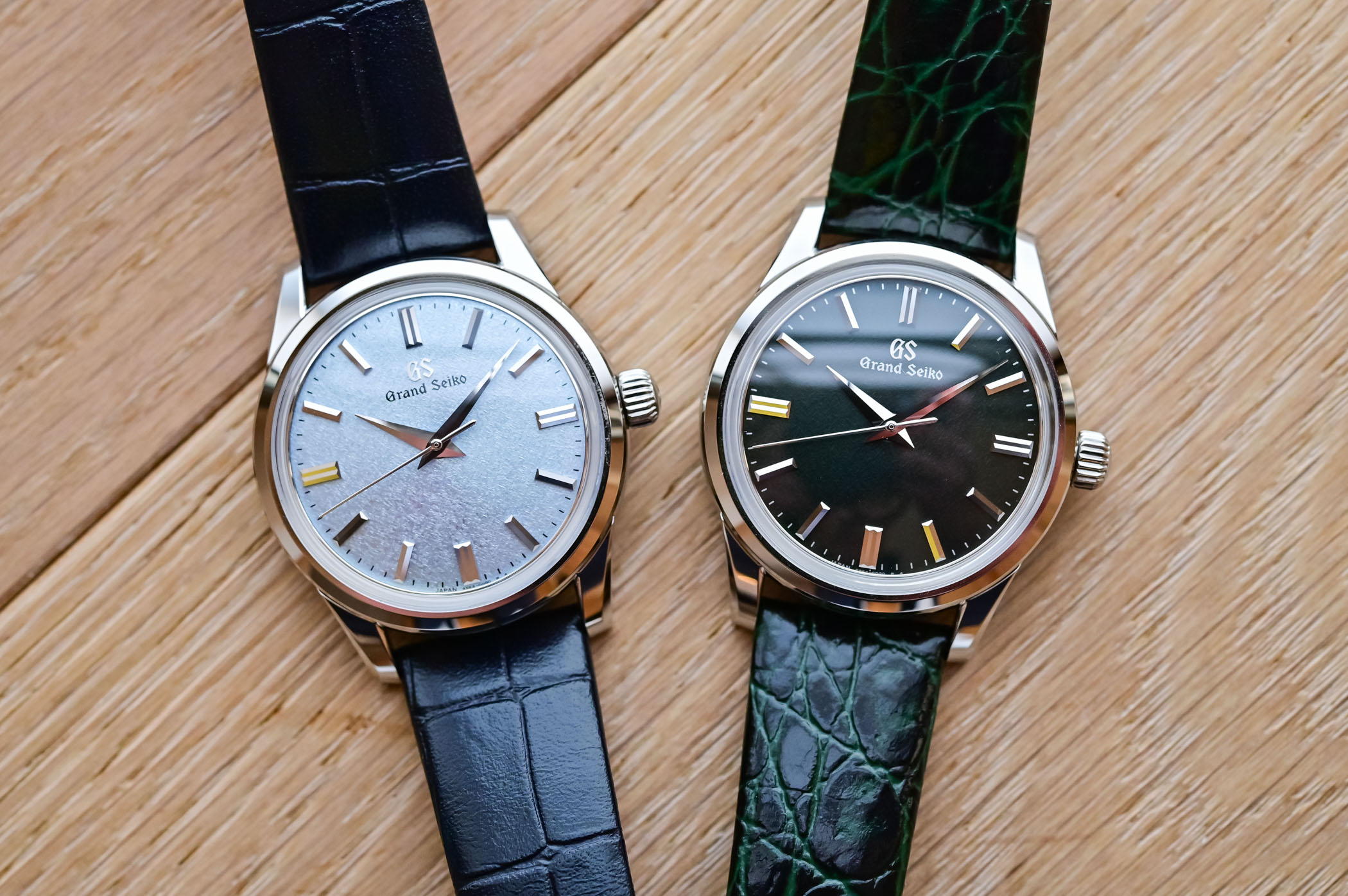 Hand-Wound Grand Seiko Elegance Spring SBGW283 and Summer SBGW285