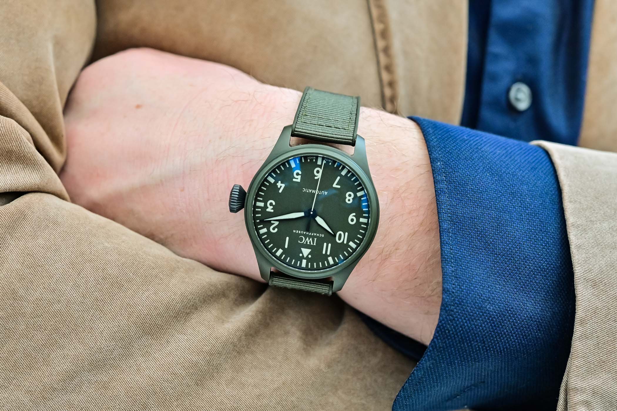 IWC Big Pilot 43 TOP GUN Woodland Green Ceramic IW329802