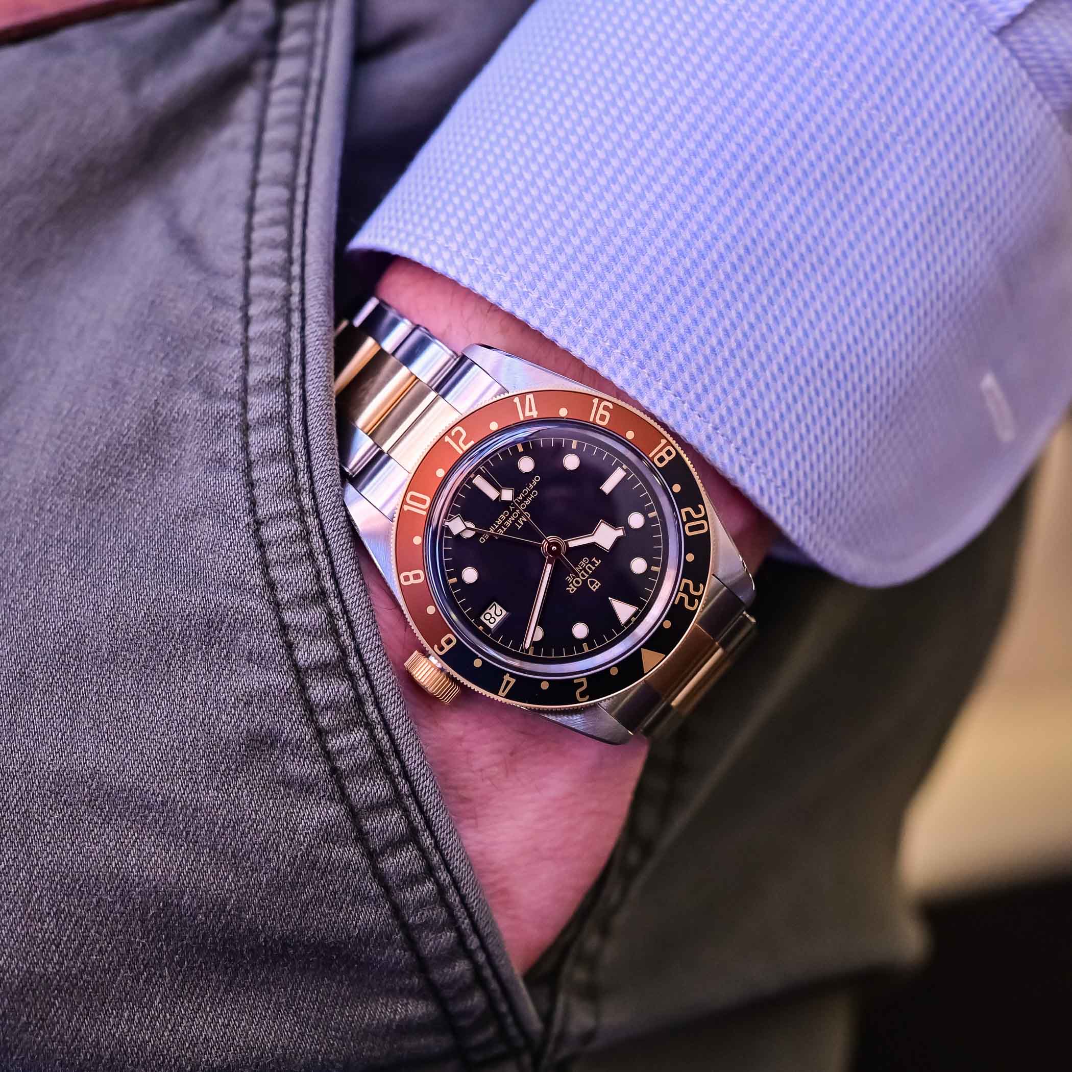 Tudor Black Bay GMT S&G steel-and-gold root beer 41mm - M79833MN