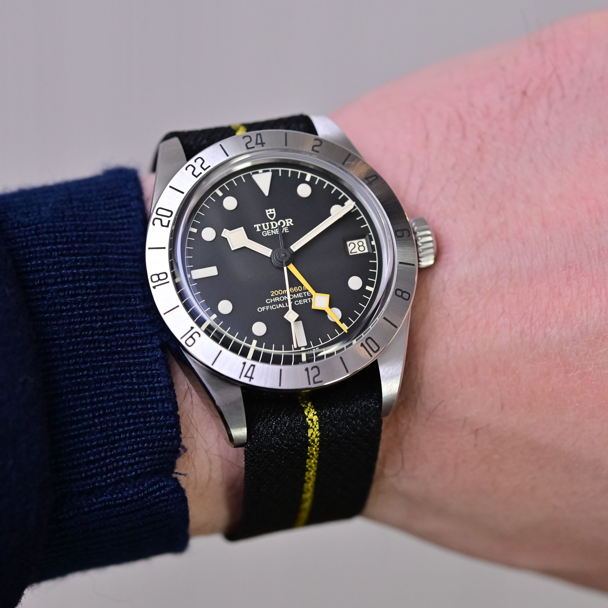 Tudor Black Bay Pro GMT 79470 - review - 11 Tudor Black Bay Pro GMT 79470 textile strap - review