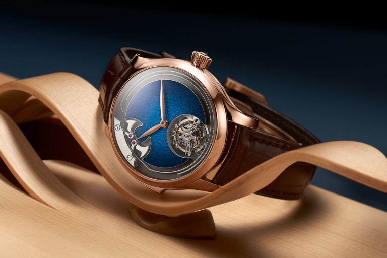 H. Moser & Cie. Endeavour Concept Minute Repeater Tourbillon Aqua Blue