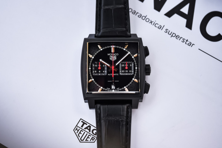 2022 TAG Heuer Monaco Special Edition Black DLC Titanium
