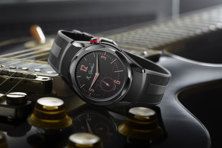 C by Romain Gauthier Titanium Edition Two Black Continuum sports watch