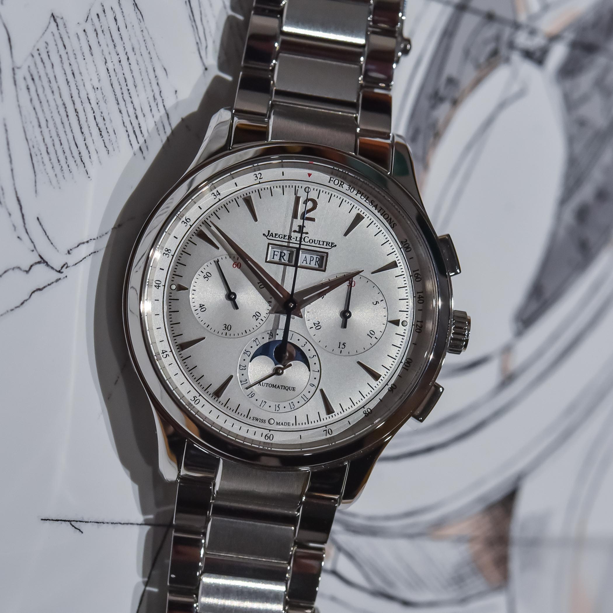 Full-Steel Jaeger-LeCoultre Master Control Chronograph 2022 - Q413812J - 2 Full-Steel Jaeger-LeCoultre Master Control Chronograph 2022 - Q413812J - 2