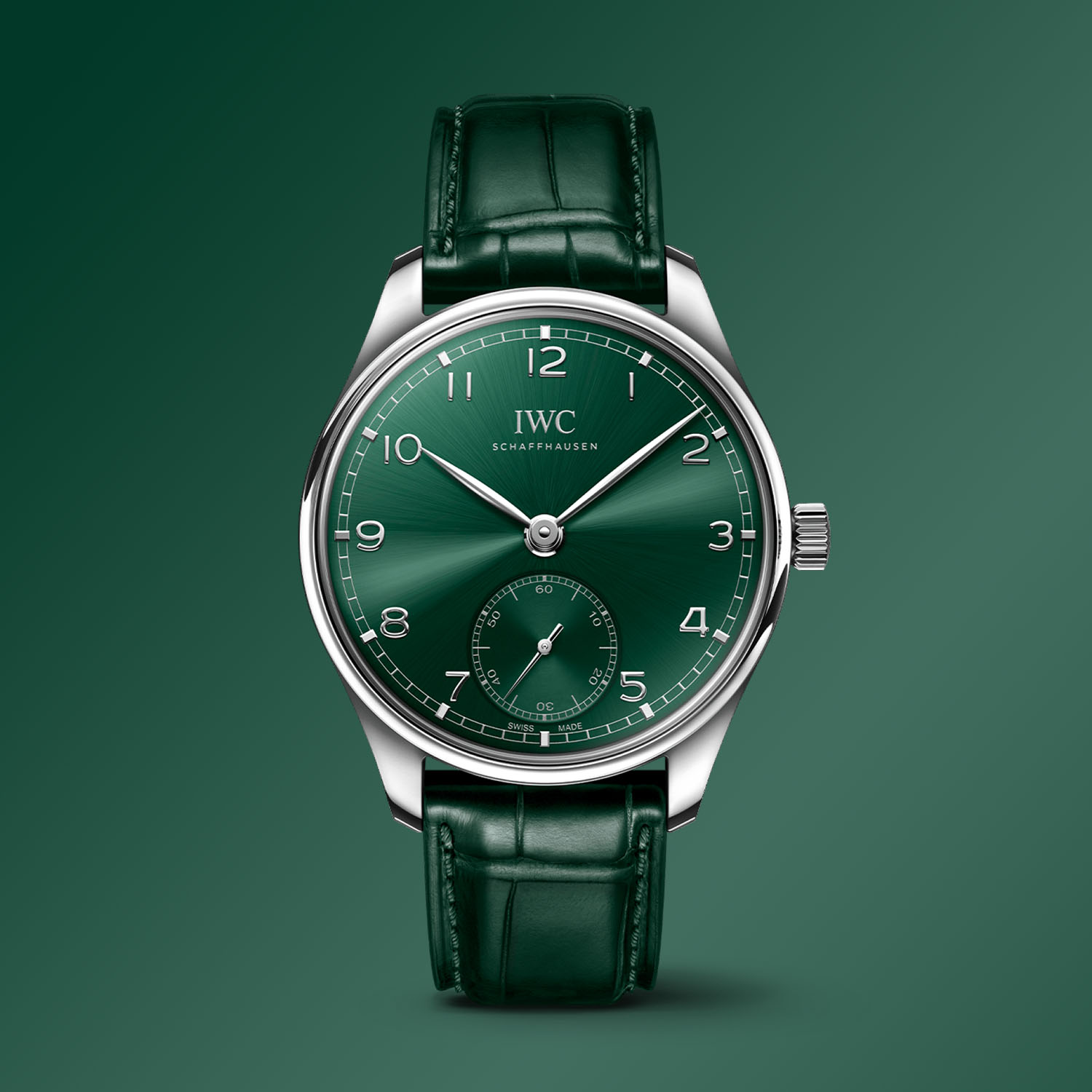 IWC Portugieser Automatic 40 Green Dial Steel IW358310 - 2 IWC Portugieser Automatic 40 Green Dial Steel IW358310