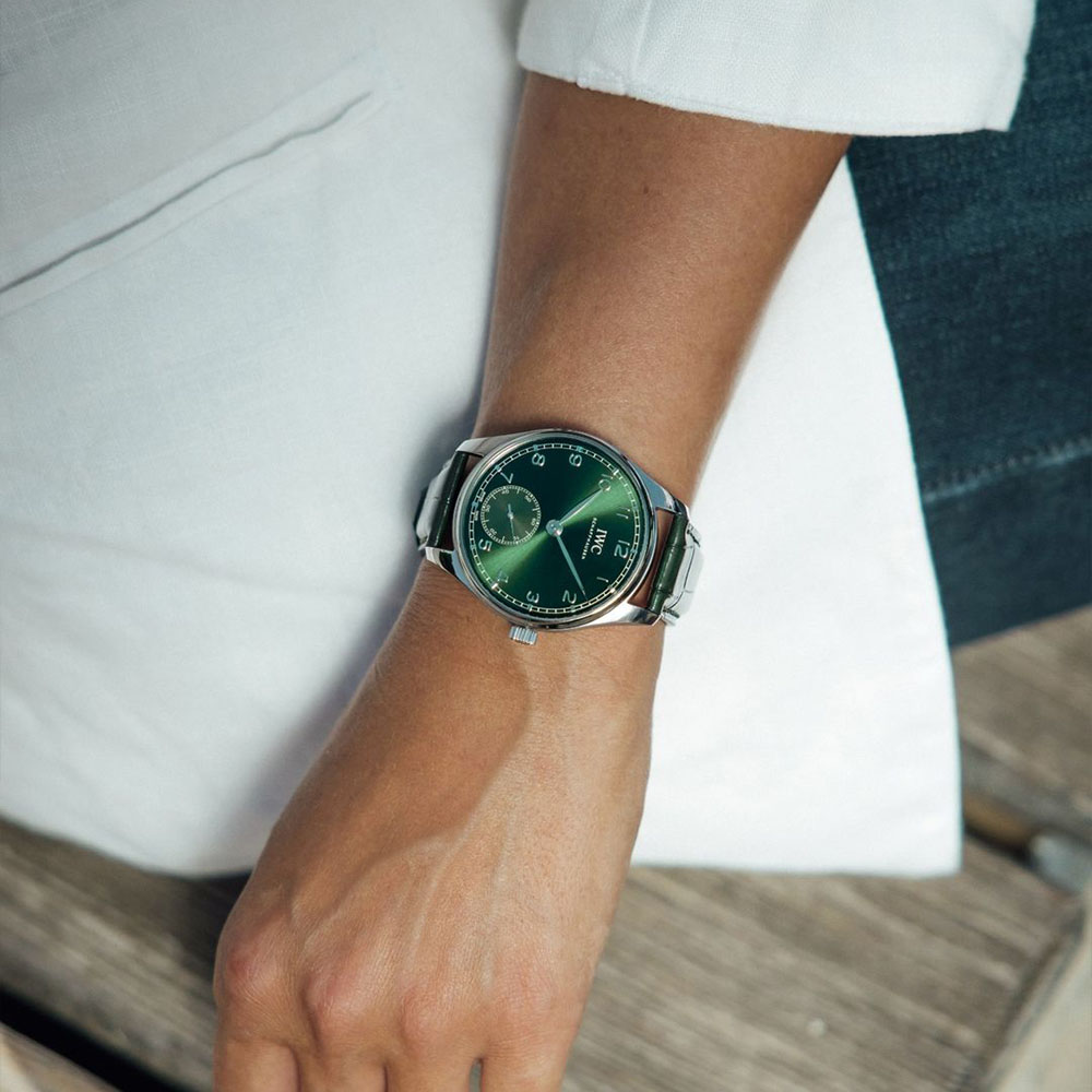 IWC Portugieser Automatic 40 Green Dial Steel IW358310 - 4 IWC Portugieser Automatic 40 Green Dial Steel IW358310